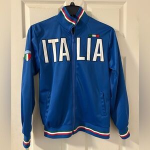 Unlimited ITALIA Men’s Varsity Zip Up Jacket Size M